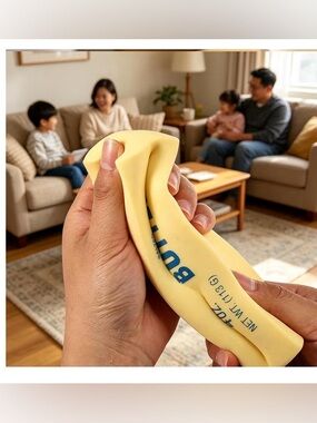 Realistic Soft Butter Stick Fidget Toy,Slow Rebound Cute Butter Squeeze Stress B